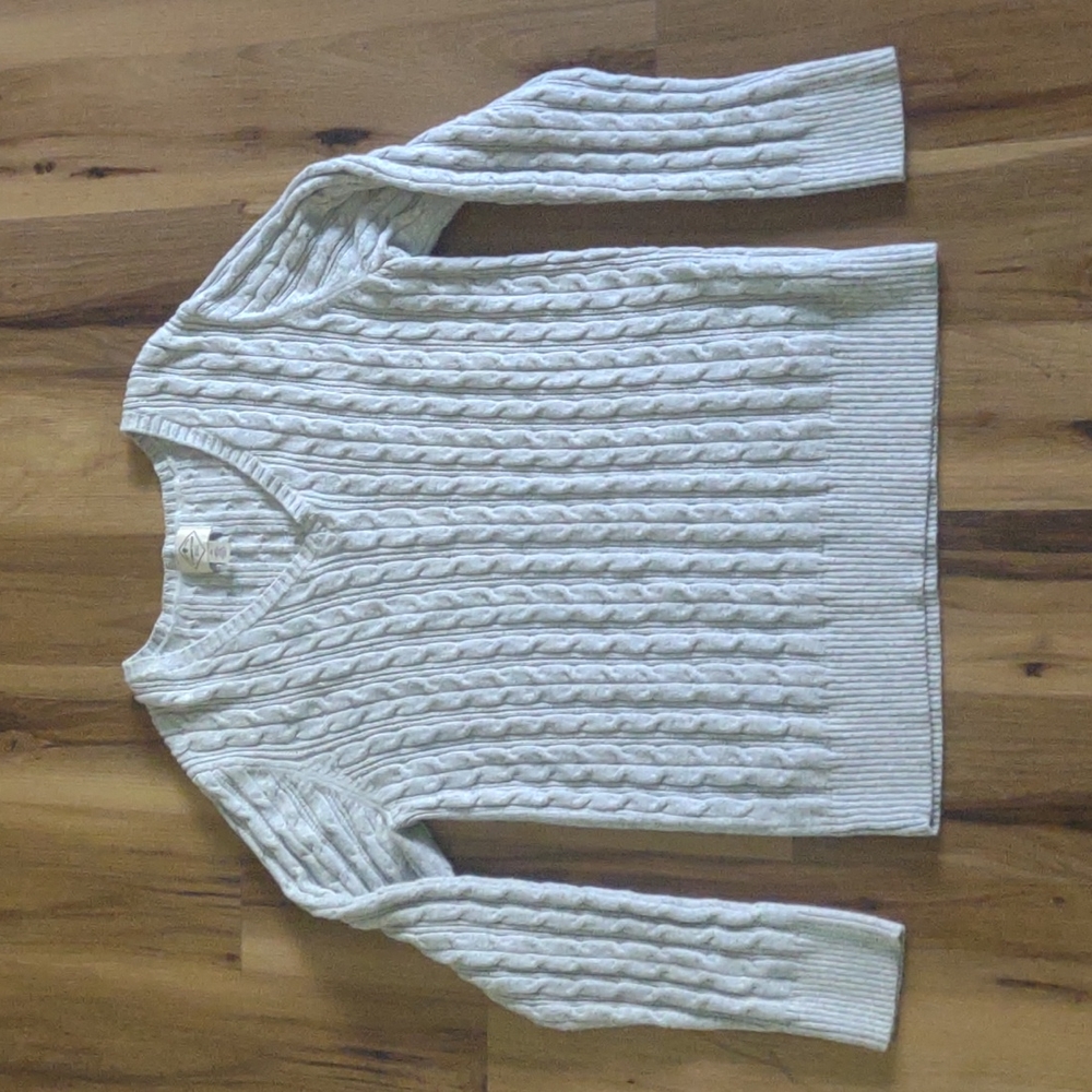 St John's Bay cable-knit sweater Size XL